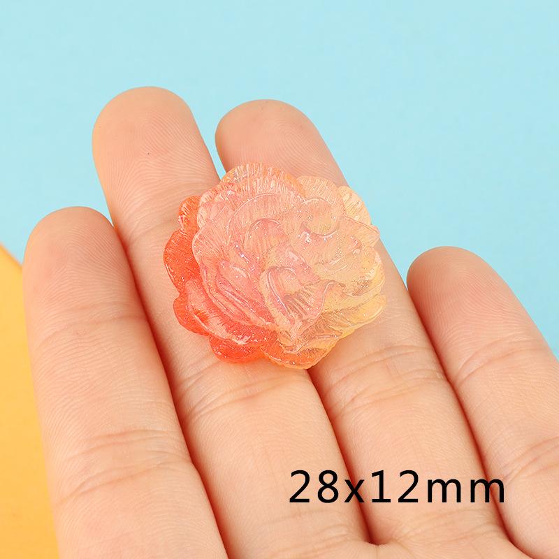 Charm hoa trà phát sáng DIY trang trí điện thoại (FF-478)