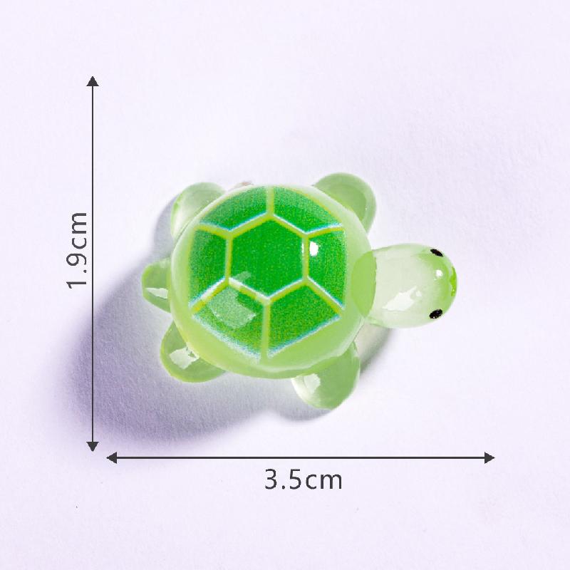 Tiểu cảnh rùa và hải thỏ phát sáng DIY, phụ kiện tiểu cảnh mini biển san hô cute (ZC-899)