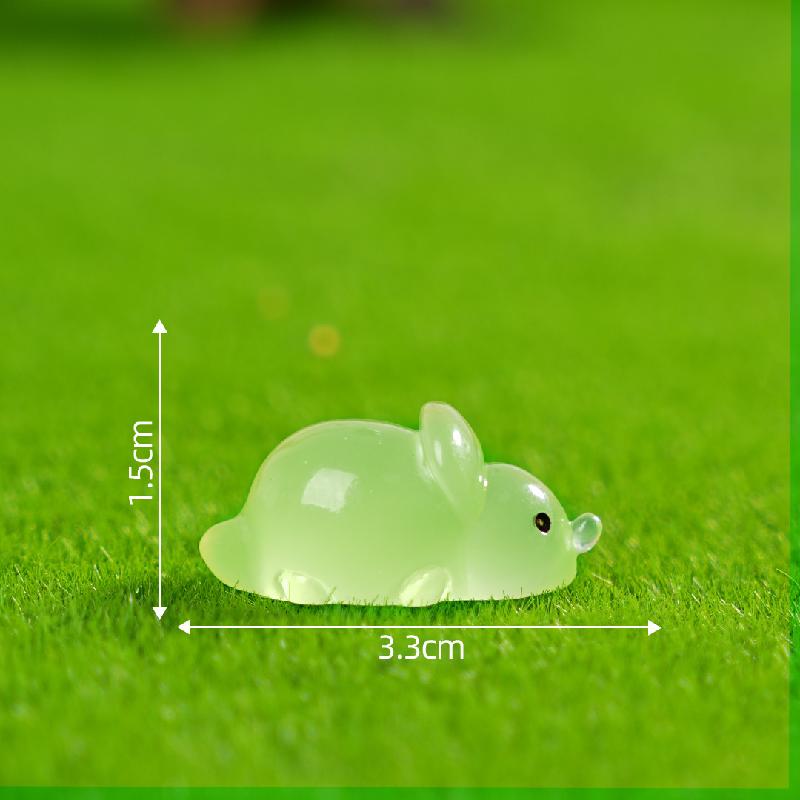 Tiểu cảnh khủng long phát sáng DIY, phụ kiện tiểu cảnh mini resin bàn garden cute (ZC-1144)