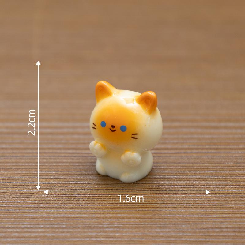 Tiểu cảnh mèo Xiêm đáng yêu, búp bê DIY, phụ kiện treo xe hơi tiểu cảnh mini bàn (ZC-544)