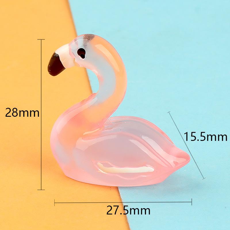 Charm thiên nga phát sáng DIY trang trí vỏ điện thoại (FF-423)