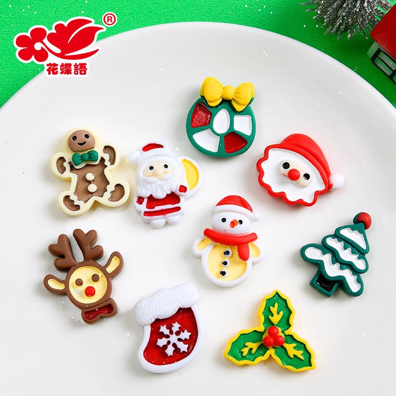 Phụ kiện Noel resin, DIY, kem giả (NX-627)