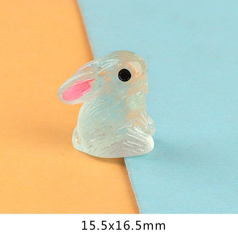 Charm thỏ phát sáng DIY trang trí tiểu cảnh (FF-272)