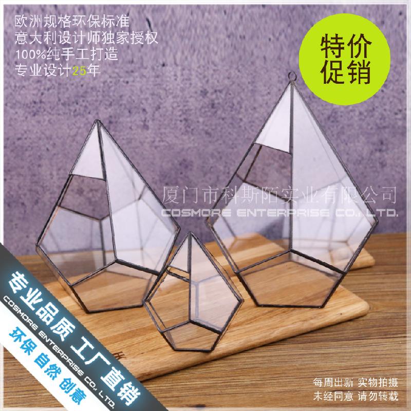 Chậu Đa Giác Nhà kính kim cương 5 mặt lớn (DG-226)
