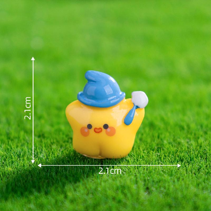 Tiểu cảnh phát sáng, thiên thần nhỏ, sao vàng, DIY, phụ kiện treo mini tiểu cảnh bàn (ZC-134)