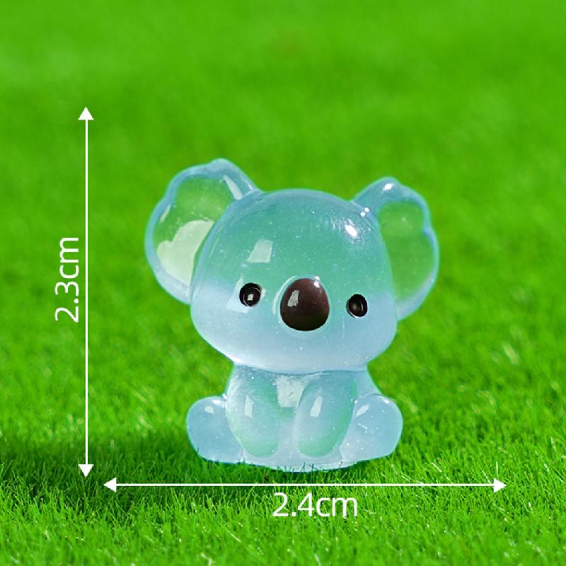 Tiểu cảnh koala phát sáng DIY, phụ kiện tiểu cảnh mini bàn treo đáng yêu, cute (ZC-1042)