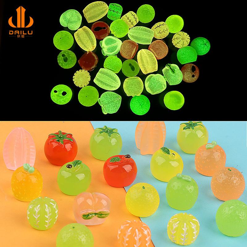 Charm trái cây phát sáng DIY chìa khóa trang trí (FF-412)