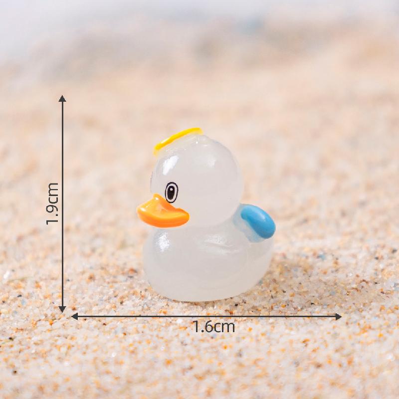 Tiểu cảnh thiên thần vịt Phục Sinh DIY, phụ kiện tiểu cảnh mini treo bàn cute micro (ZC-1390)