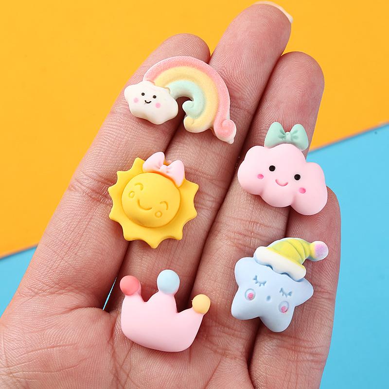 Charm mây và sao DIY trang trí vỏ điện thoại (FF-465)