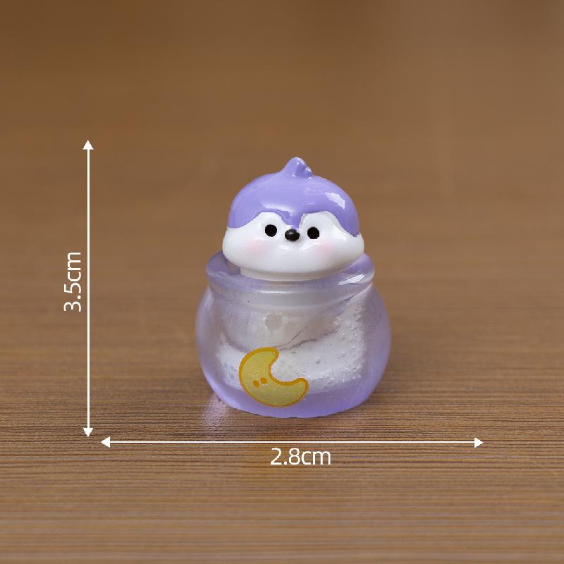 Tiểu cảnh thỏ nhỏ kem DIY, phụ kiện tiểu cảnh mini bàn garden food resin micro cute (ZC-1393)