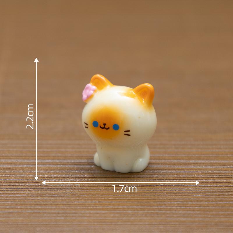 Tiểu cảnh mèo Xiêm đáng yêu, búp bê DIY, phụ kiện treo xe hơi tiểu cảnh mini bàn (ZC-544)