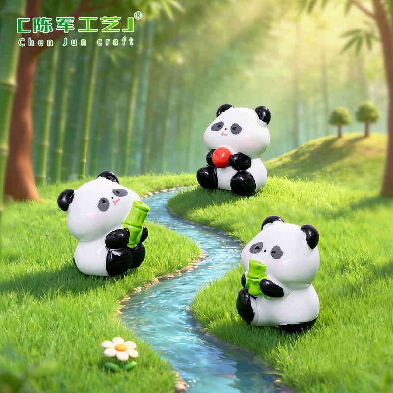 Phụ Kiện Tiểu Cảnh Gấu Trúc Nhỏ Mini Trang Trí Tiểu Cảnh (PK-92)