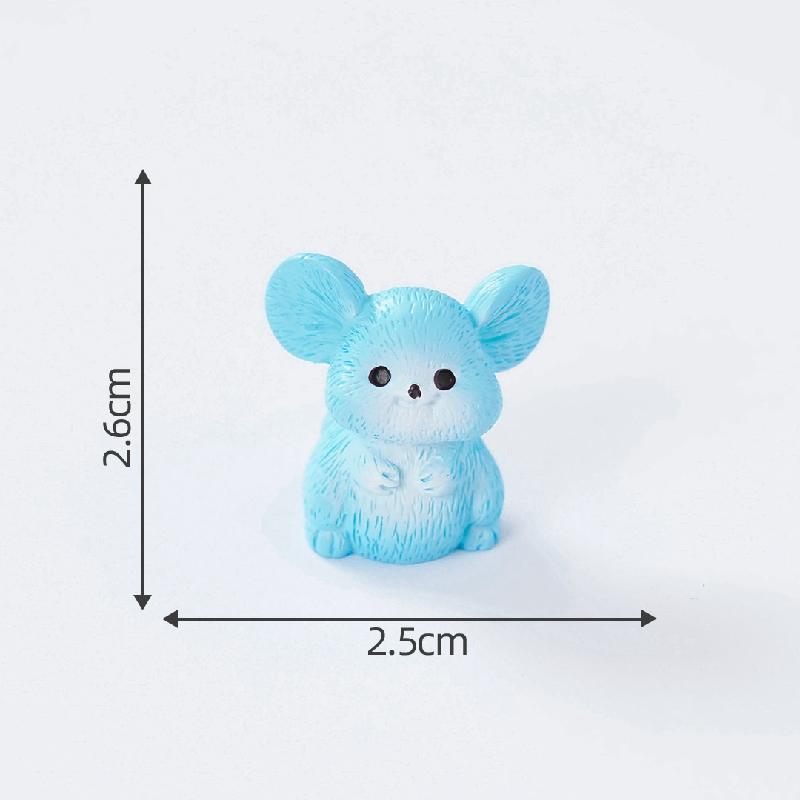 Tiểu cảnh chuột đồng nông trại DIY, phụ kiện tiểu cảnh mini resin sân vườn nhỏ gọn (ZC-840)