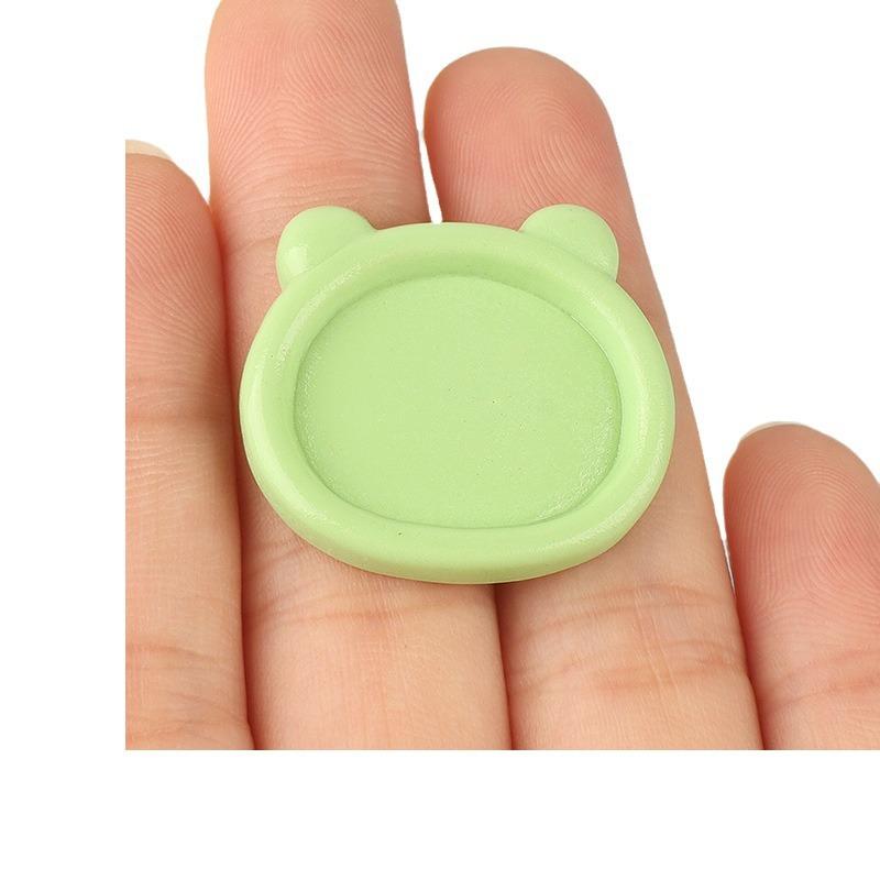 Charm đĩa bánh DIY tiểu cảnh trang trí nhà búp bê (FF-115)