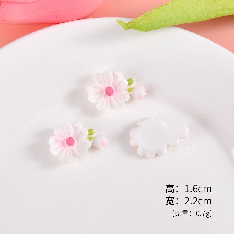 白色双生花