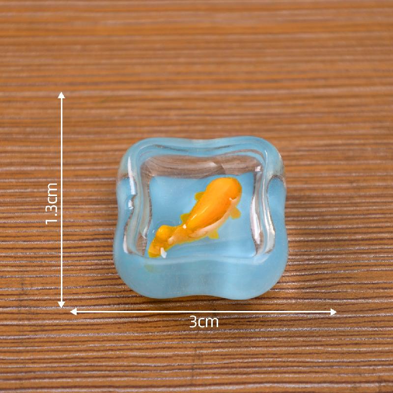 Mèo con nghịch nước đáng yêu, búp bê DIY, phụ kiện trang trí bàn tiểu cảnh mini (ZC-53)