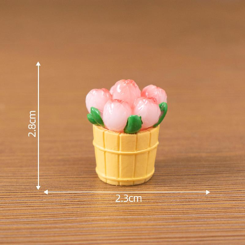 Tiểu cảnh xương rồng, sen đá giả, DIY, phụ kiện bàn tiểu cảnh mini nhỏ xinh (ZC-537)