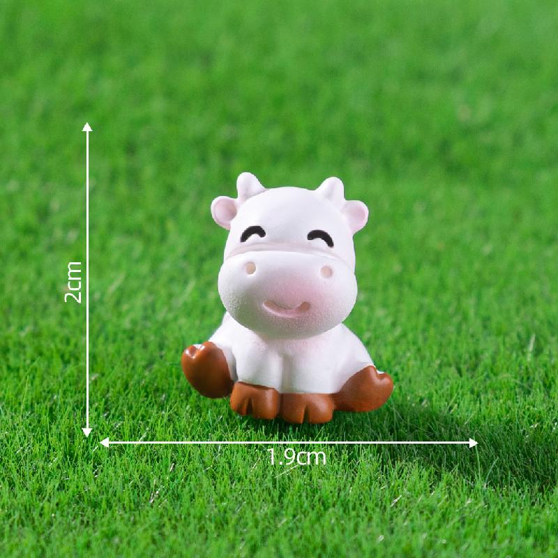 微景观创意迷你小猪小猫动物萌粒 DIY装饰配件迷你车载桌面小摆件