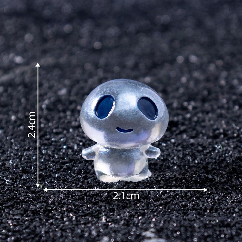 Tiểu cảnh alien mini phát sáng DIY, phụ kiện tiểu cảnh mini resin treo bàn garden cute (ZC-1404)
