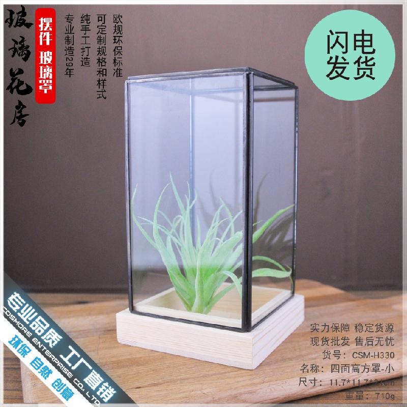 Chậu Đa Giác DG-36 Bộ trang trí kính thủy tinh kiểu Mỹ, bộ sưu tập nội thất phòng văn phòng Đức, bàn làm việc, giá sách phòng học, cửa hàng trang trí bàn, trang trí bàn để bàn