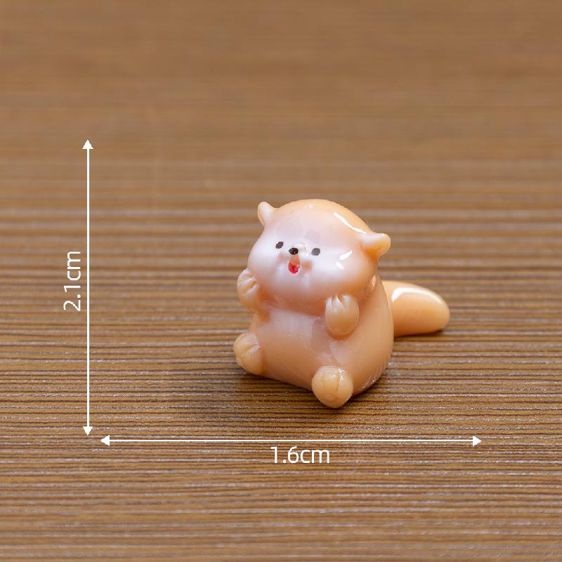 Tiểu cảnh rái cá DIY, phụ kiện tiểu cảnh mini bàn thu nhỏ đáng yêu (ZC-1031)