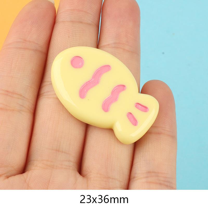 小鱼 海洋小鱼奶油胶手机壳树脂动物配件diy儿童发饰头饰发夹配件