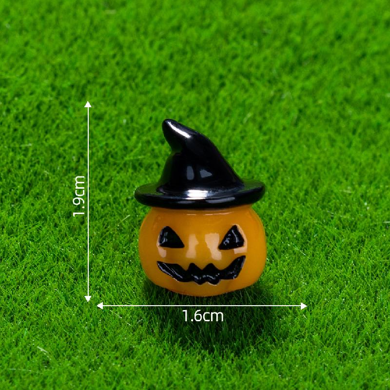 Tiểu cảnh Halloween, bí ngô ma, trang trí DIY mini (ZC-80)