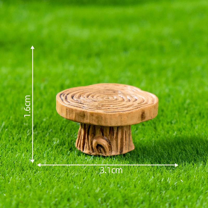 Tiểu cảnh ghế nghỉ, hồ cá, hồ ly DIY, phụ kiện bàn tiểu cảnh mini dễ thương (ZC-446)