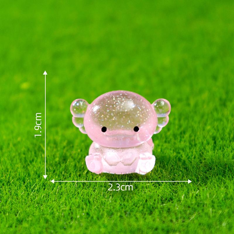 Tiểu cảnh rồng lục giác mập phát sáng DIY, phụ kiện tiểu cảnh mini resin cute (ZC-1117)