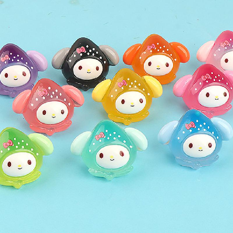 Charm trái cây phát sáng DIY trang trí tóc (FF-411)