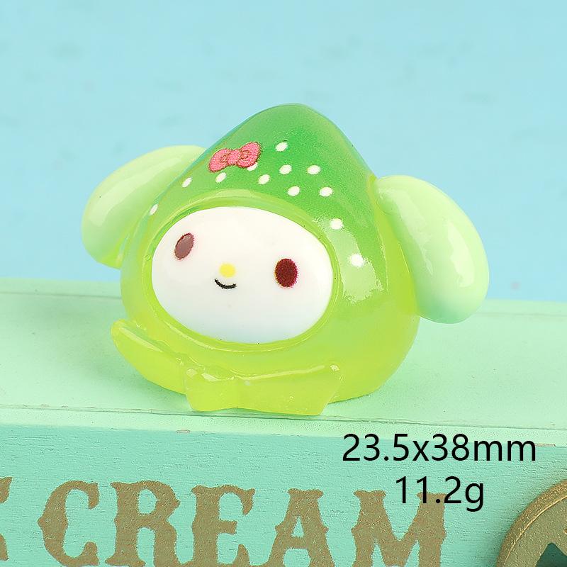 Charm trái cây phát sáng DIY trang trí tóc (FF-411)