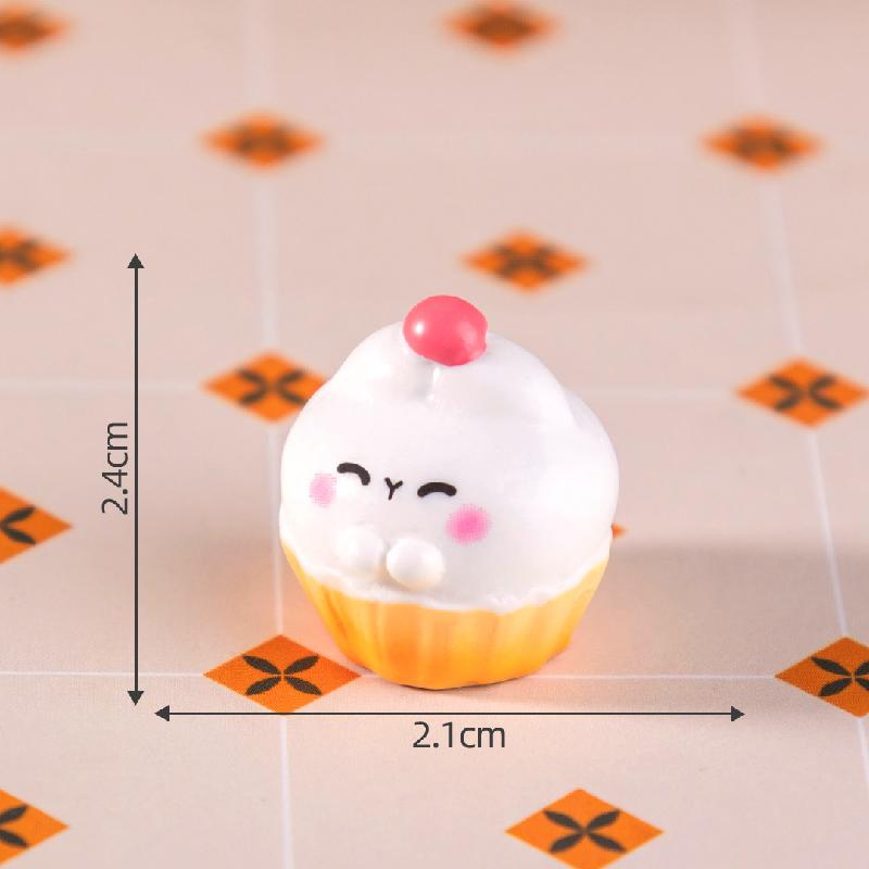 Tiểu cảnh bánh quy thỏ DIY, phụ kiện tiểu cảnh mini cream glue thu nhỏ đáng yêu (ZC-1118)