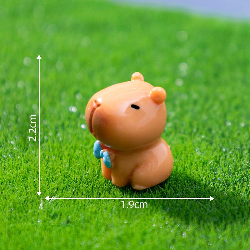 微景观创意可爱卡皮巴拉园艺造景 DIY装饰品挂配件迷你桌面小摆件