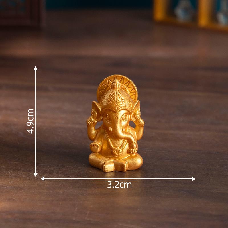 Tượng Thần Và Voi Trắng Đông Nam Á Mini (PK-475)
