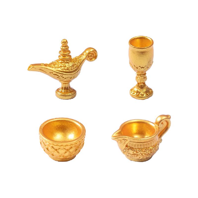 Đèn Thần Điều Ước Và Bộ Đồ Ăn Vàng Mini (PK-245)