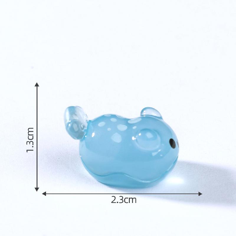 Tiểu cảnh sên biển cầu vồng phát sáng DIY, phụ kiện tiểu cảnh mini resin garden đáng yêu cute (ZC-1441)