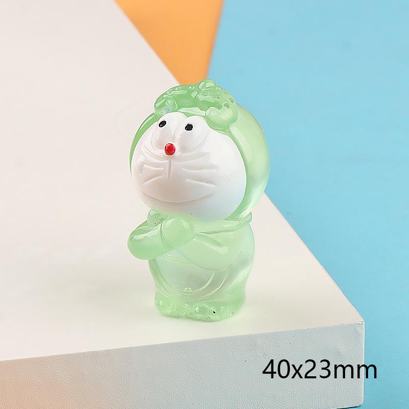 新款夜光公仔diy饰品树脂配件奶油胶手机壳发夹材料摆件批发