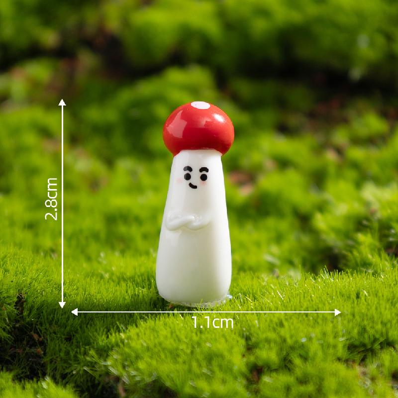 Tiểu cảnh nấm nghiêng đáng yêu DIY, phụ kiện tiểu cảnh mini bàn treo, garden cute (ZC-1095)