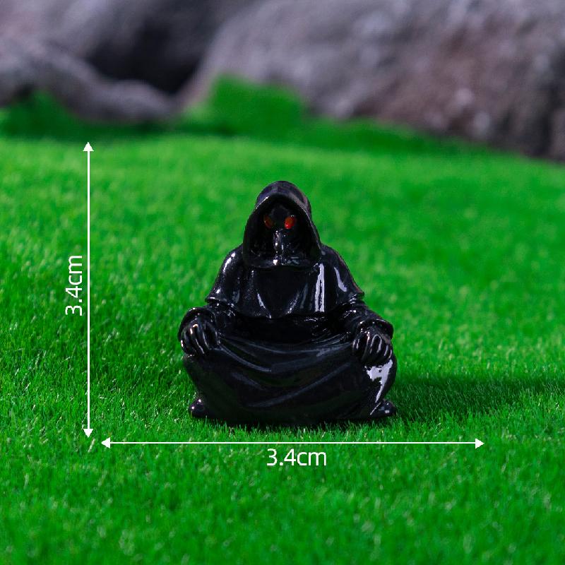 Tiểu cảnh Halloween: xác ướp, sọ mini DIY, phụ kiện treo bàn tiểu cảnh sáng tạo (ZC-245)