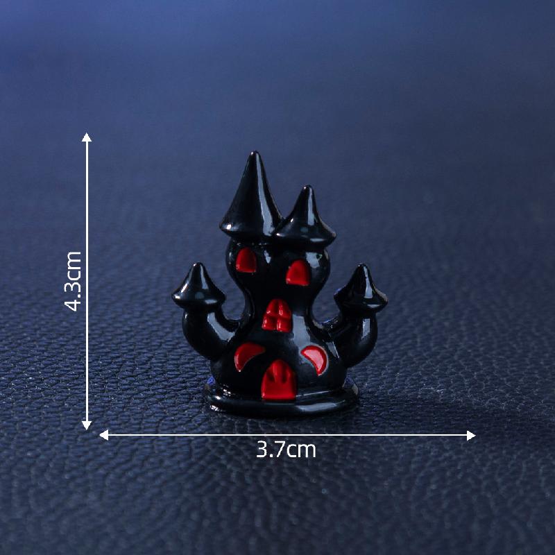 Tiểu cảnh lâu đài, bí ngô Halloween, DIY, phụ kiện bàn mini tiểu cảnh sáng tạo (ZC-152)