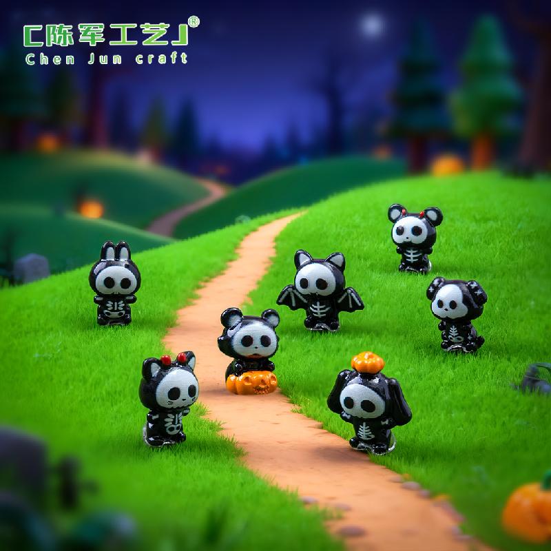 Phụ Kiện Tiểu Cảnh Thú nhỏ đầu lâu Halloween mini trang trí tiểu cảnh (PK-689)