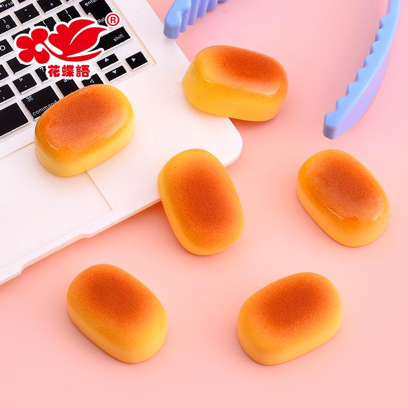 Bánh mì mini resin, phụ kiện DIY, kem giả, dép Crocs (NX-624)