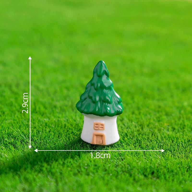 微景观创意劳动小兔子小熊房子园艺造景 DIY装饰品配件树脂小摆件