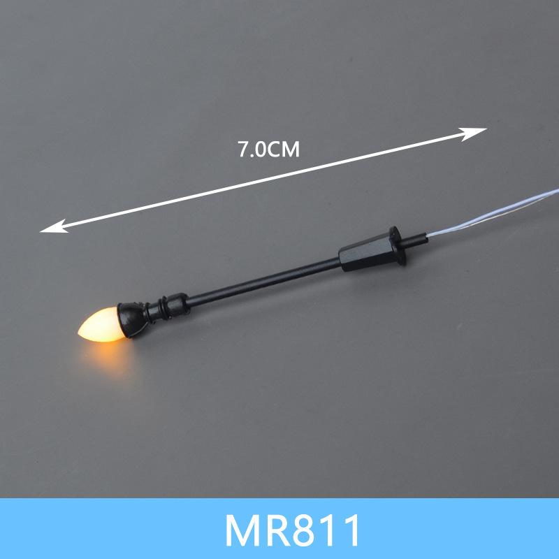 Phụ Kiện Mô Hình Đèn Sân Vườn Mini Đơn Đầu Hai Đầu 3V (MH-169)