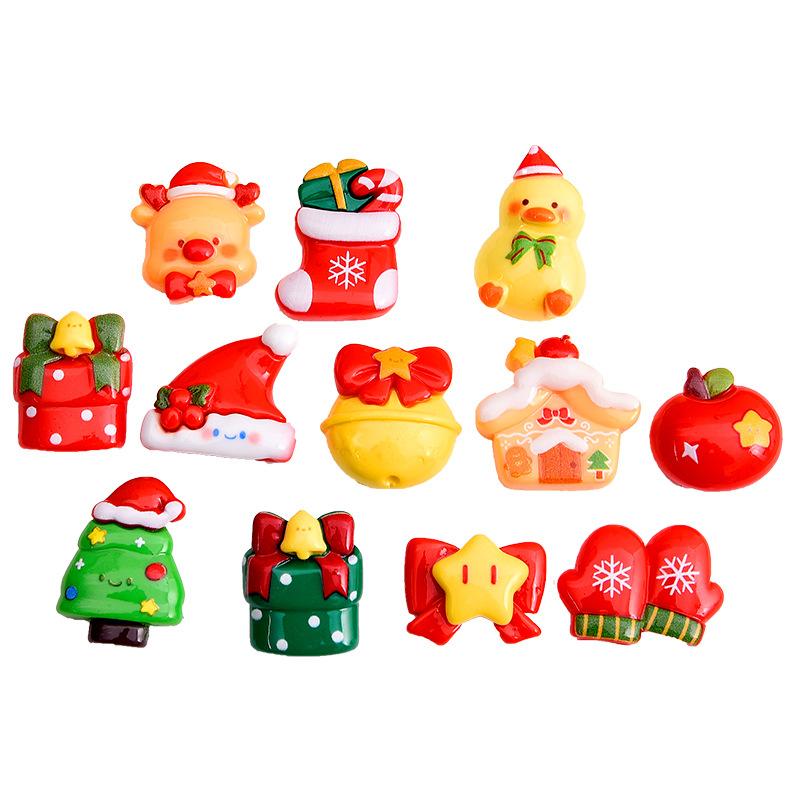 Phụ kiện Noel resin, DIY, kem giả (NX-627)