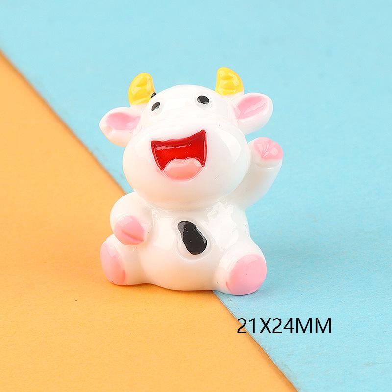 Charm bò sữa DIY trang trí chìa khóa (FF-434)