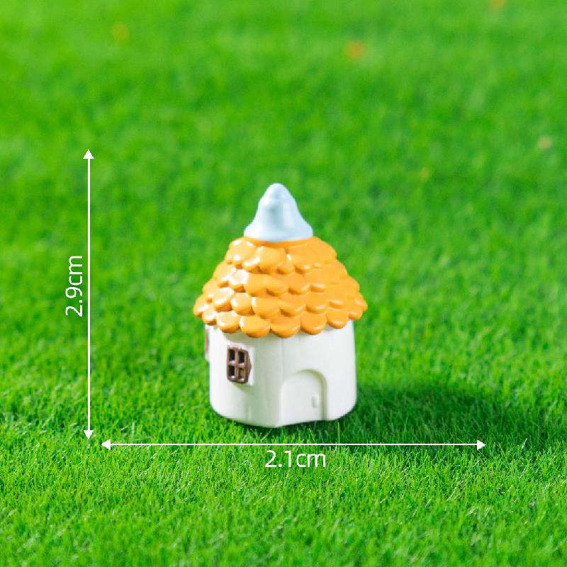 Tiểu cảnh nhà làng châu Âu cổ điển, DIY, phụ kiện bàn tiểu cảnh mini phong cách vintage (ZC-193)