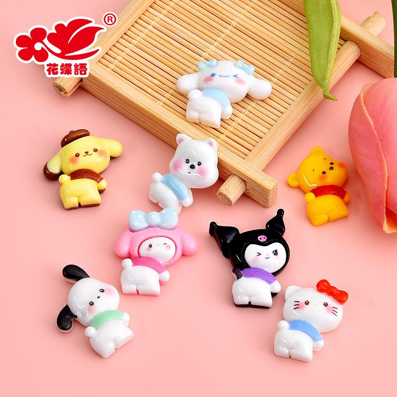 Phụ Kiện Nhỏ Xinh Động vật resin mini, phụ kiện DIY, gương, nam châm tủ lạnh (NX-619)