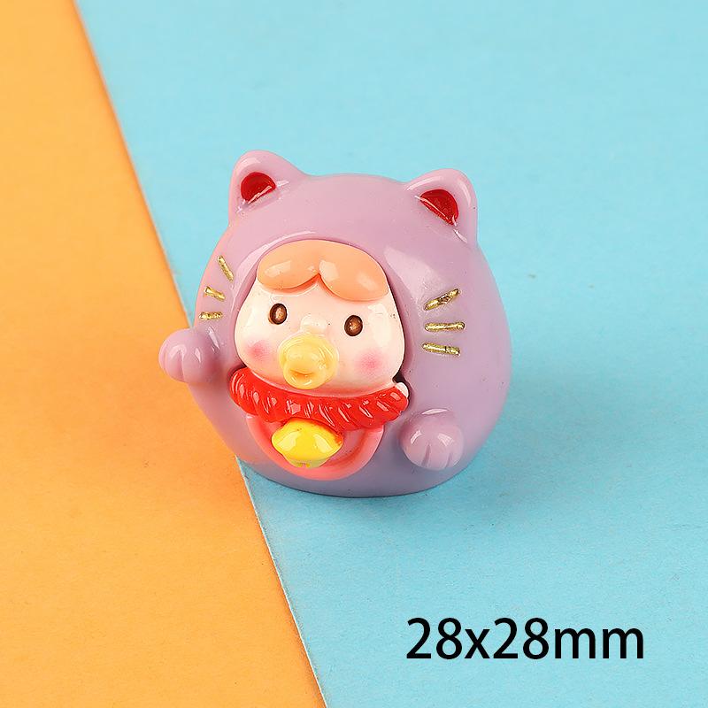 Charm mèo may mắn DIY trang trí vỏ điện thoại (FF-495)