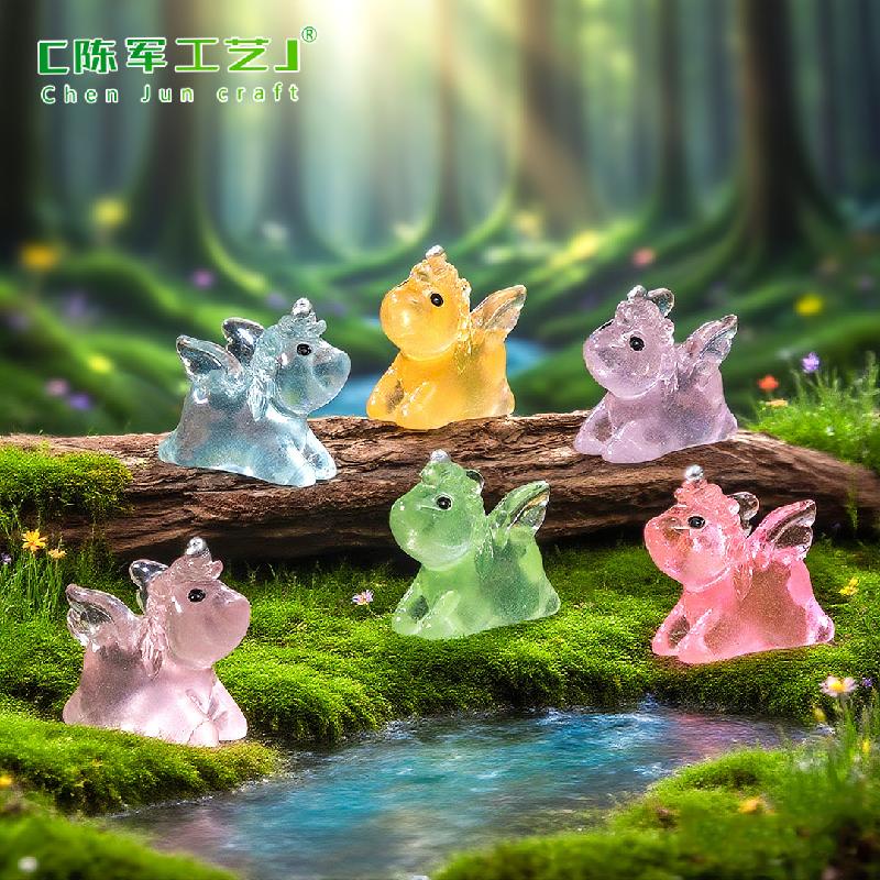 Kỳ lân phát sáng mini trang trí tiểu cảnh (PK-743)